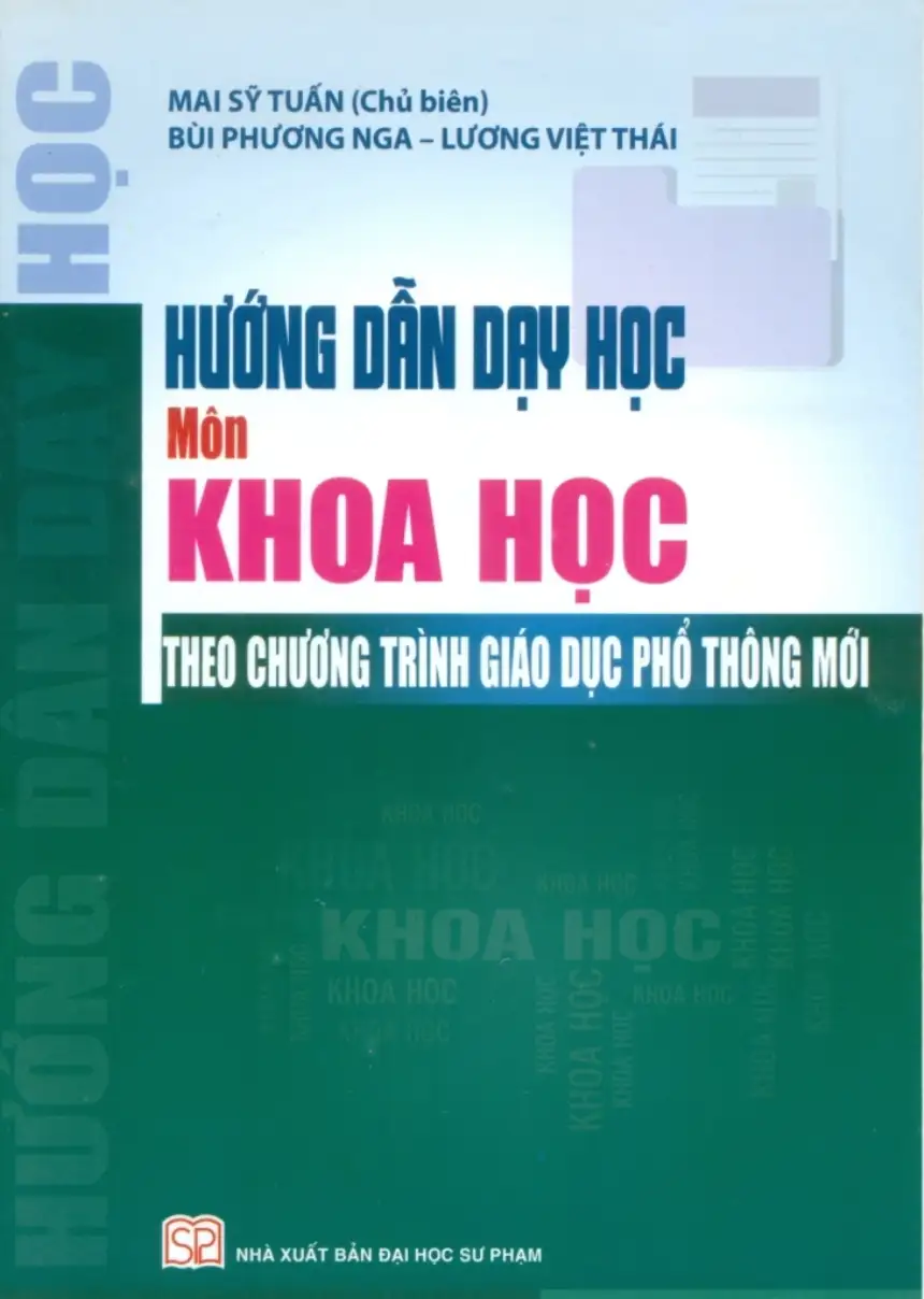 Hướng dẫn dạy học môn Khoa học cấp Tiểu học - theo CTGDPT mới