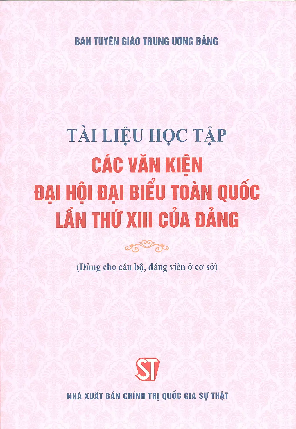Tài liệu học tập ... khoá XIII