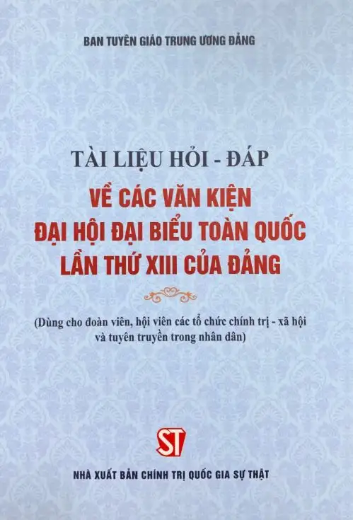 Tài liệu hỏi đáp... XIII của Đảng