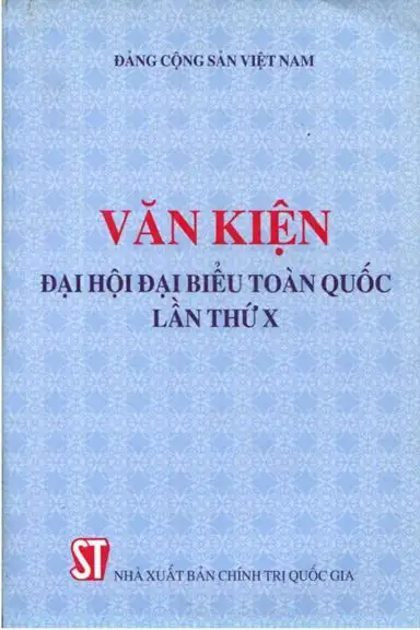 Văn kiện Đại hội đại biểu lần thứ X