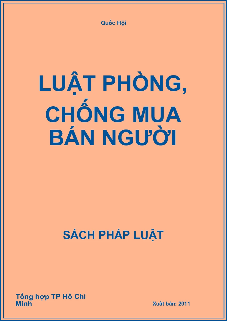 Luật phòng, chống mua bán người