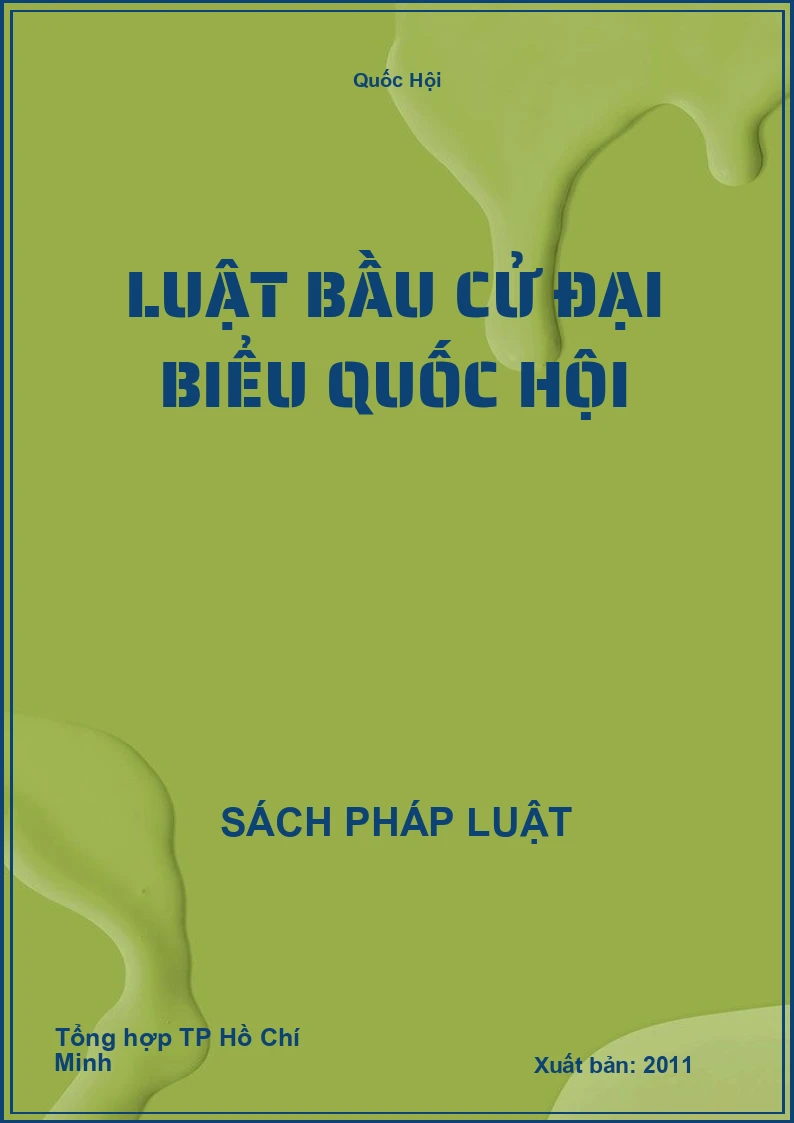 Luật Bầu cử đại biểu Quốc hội