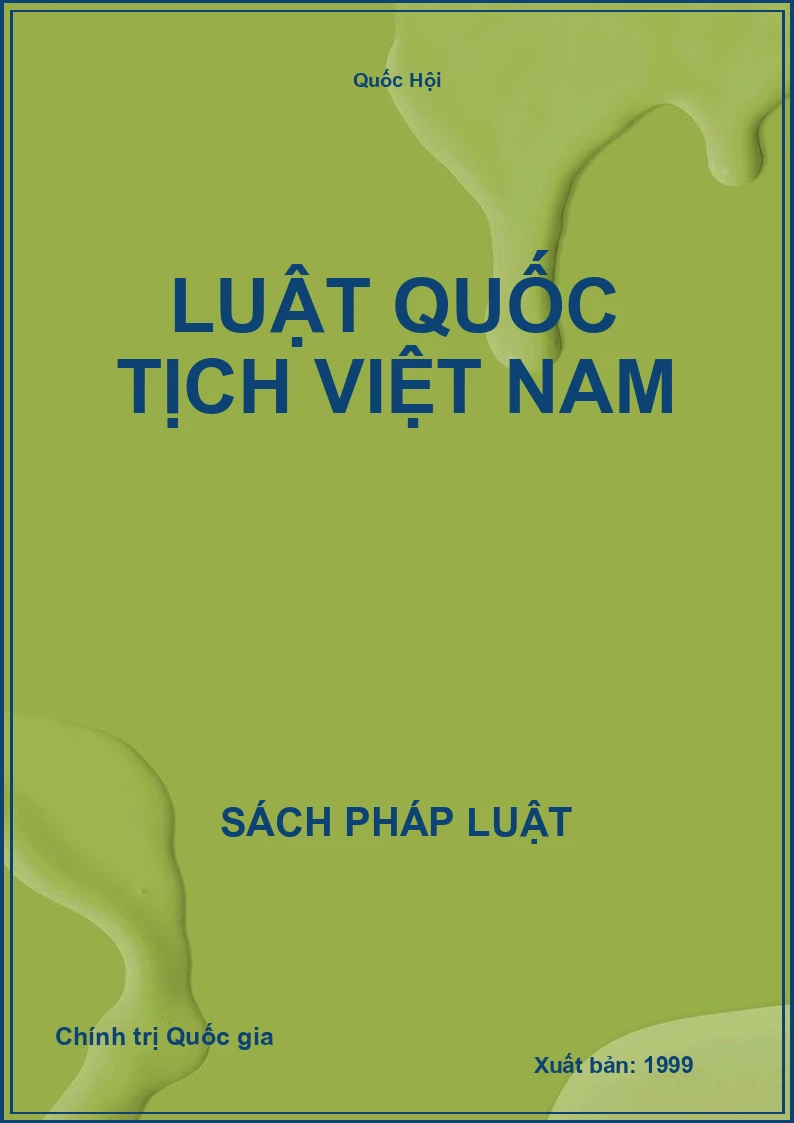 Luật Quốc tịch Việt Nam