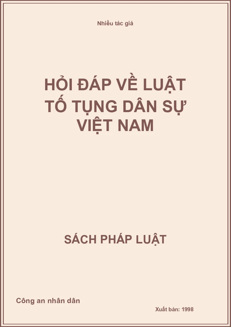 Hỏi đáp về Luật tố tụng dân sự Việt Nam
