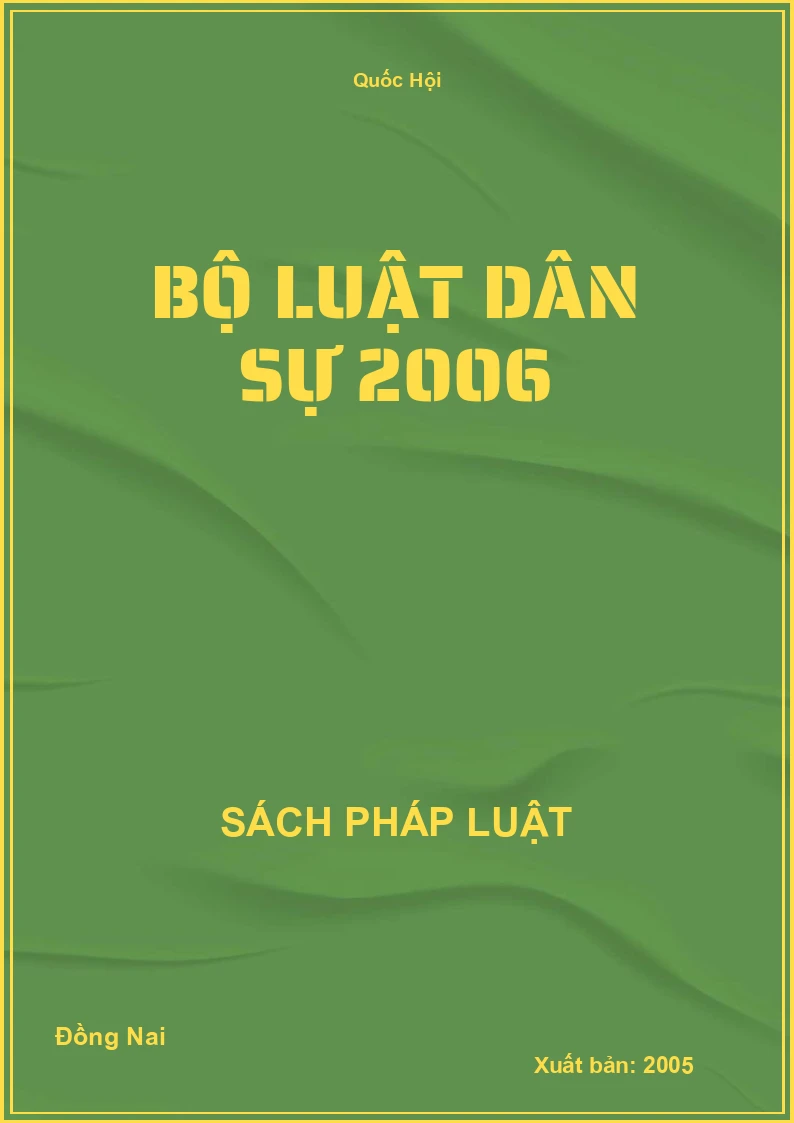Bộ luật Dân sự 2006