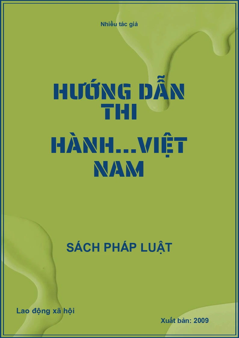 Hướng dẫn thi hành…Việt Nam