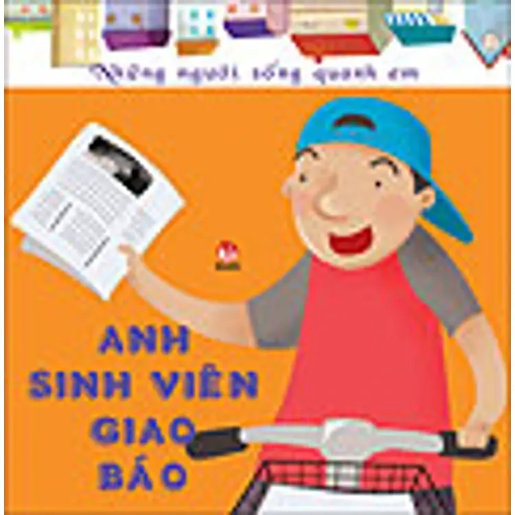 Anh sinh viên giao báo