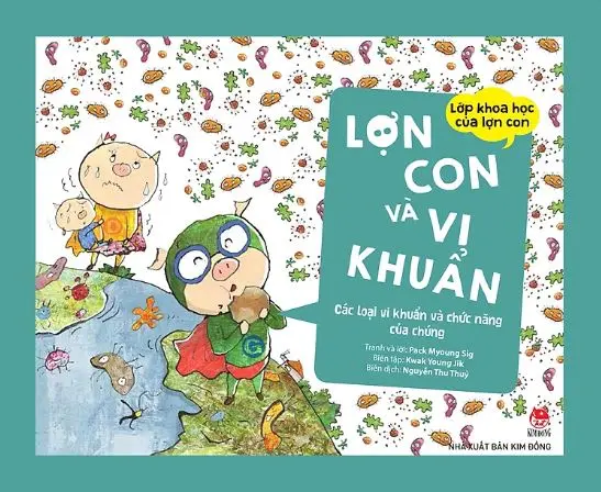 Lợn con và vi khuẩn