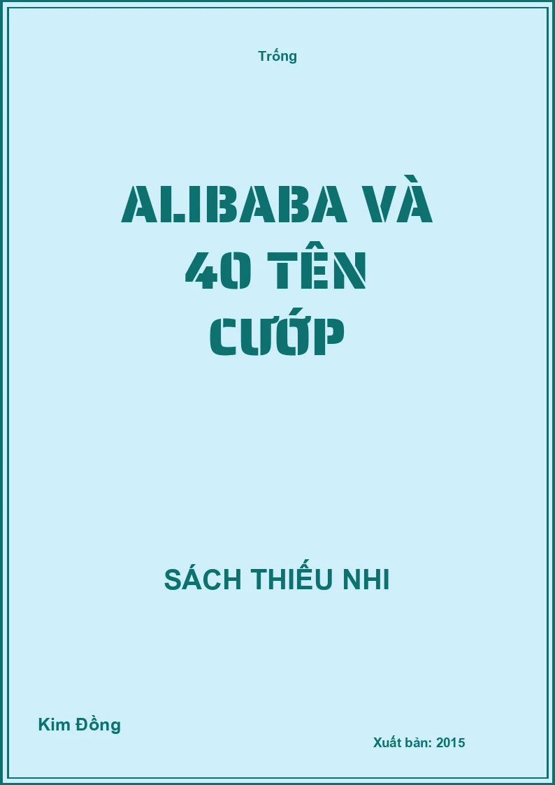 Alibaba và 40 tên cướp