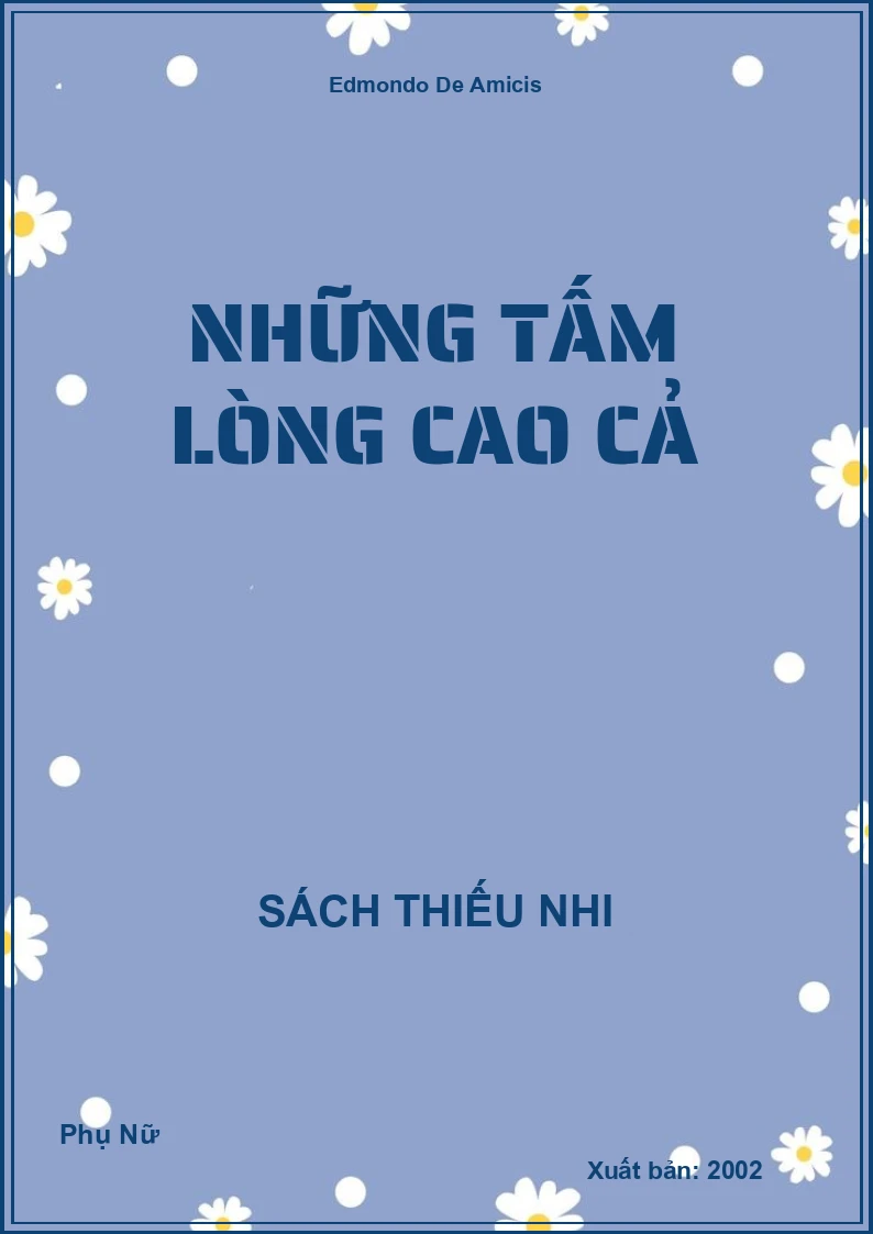 Những tấm lòng cao cả