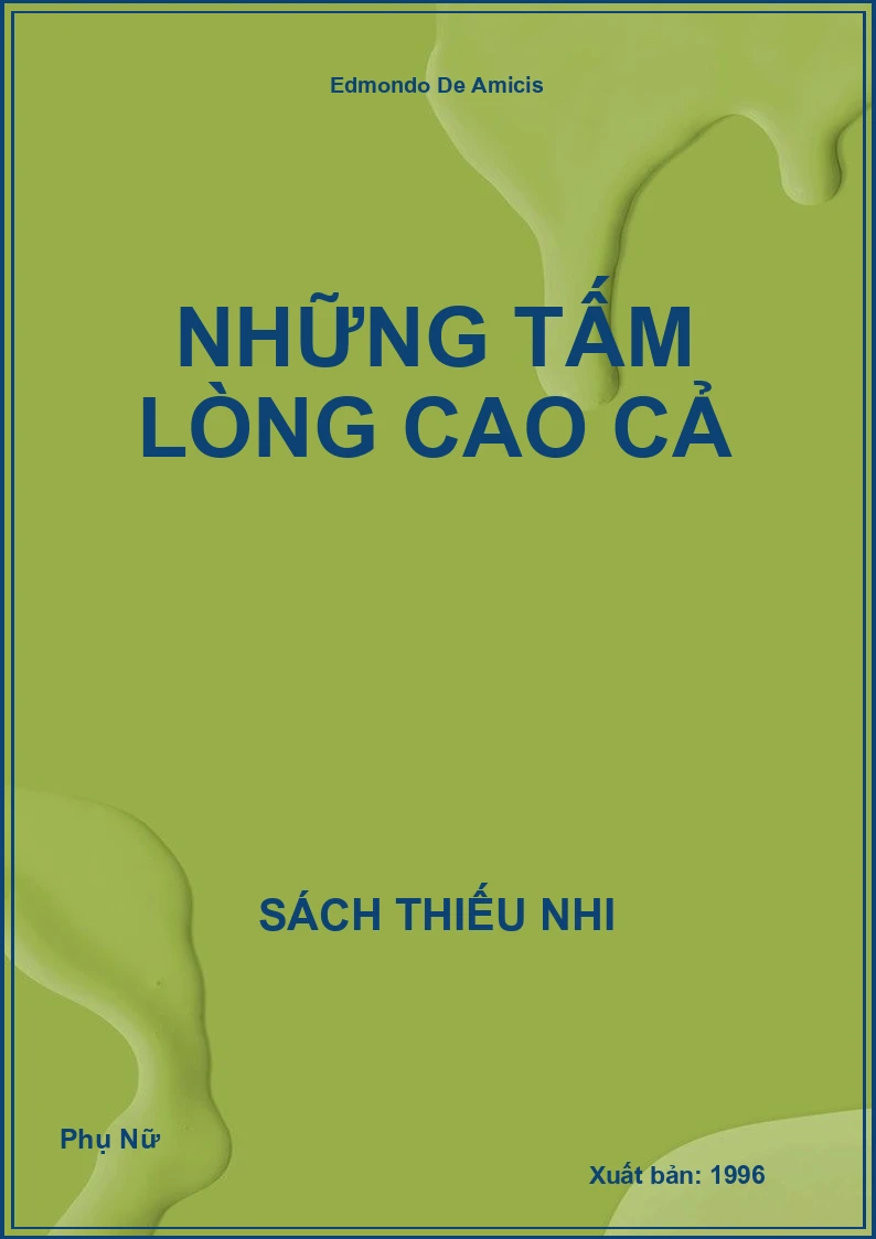 Những tấm lòng cao cả