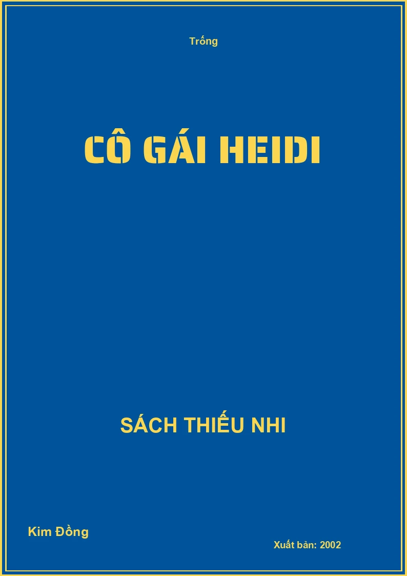 Cô gái Heidi