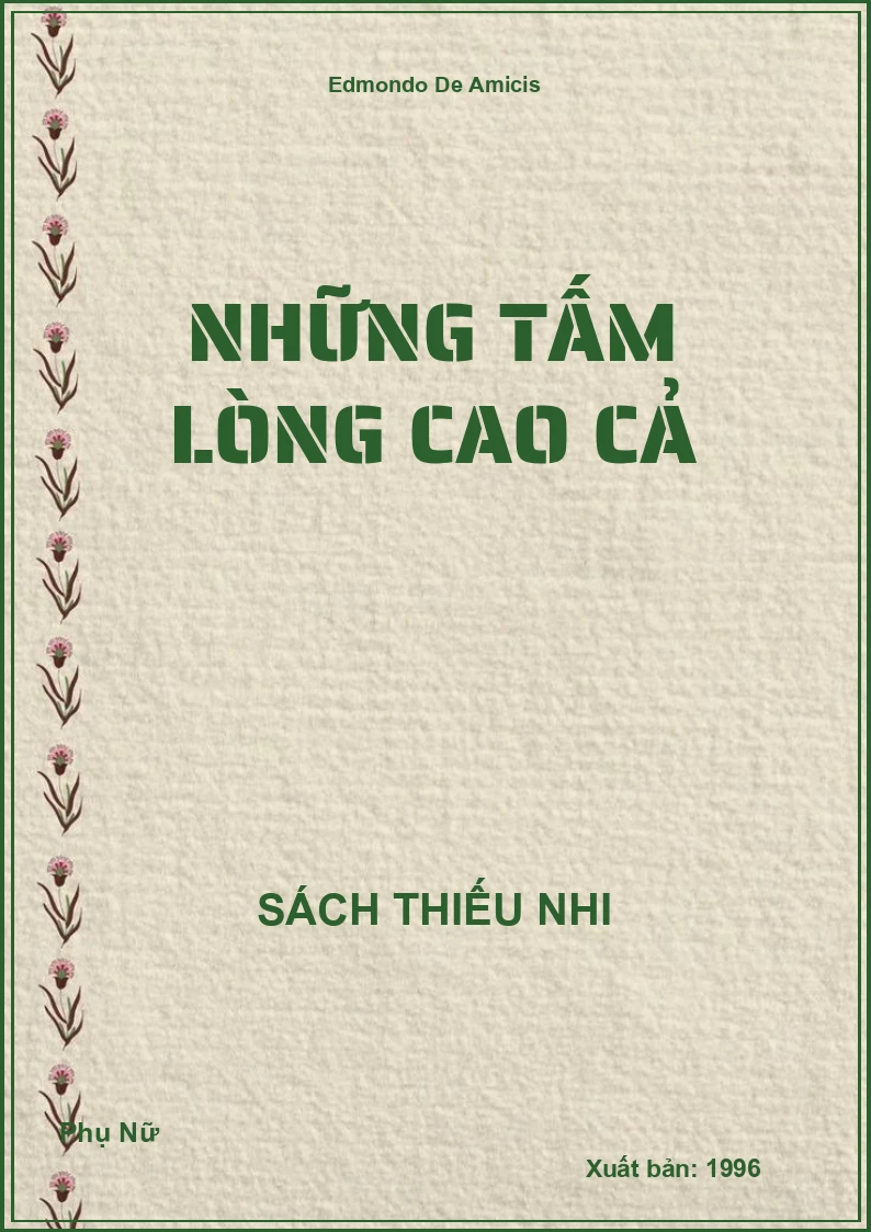 Những tấm lòng cao cả