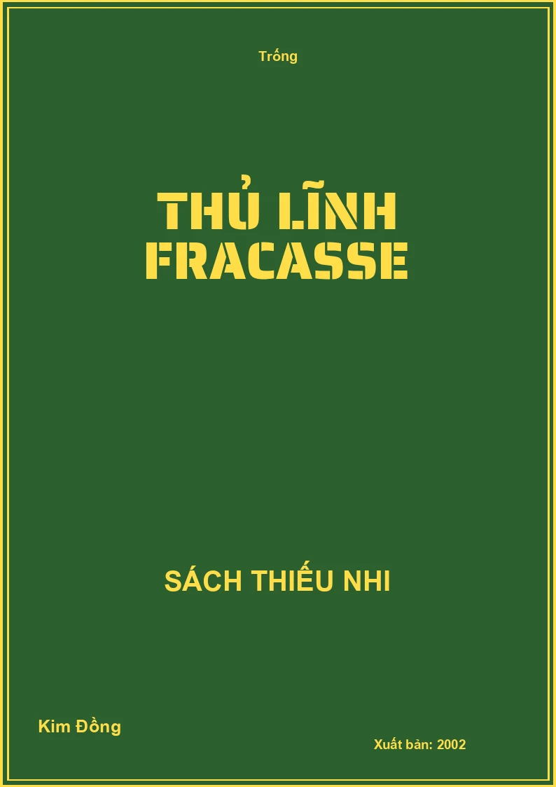 Thủ lĩnh Fracasse