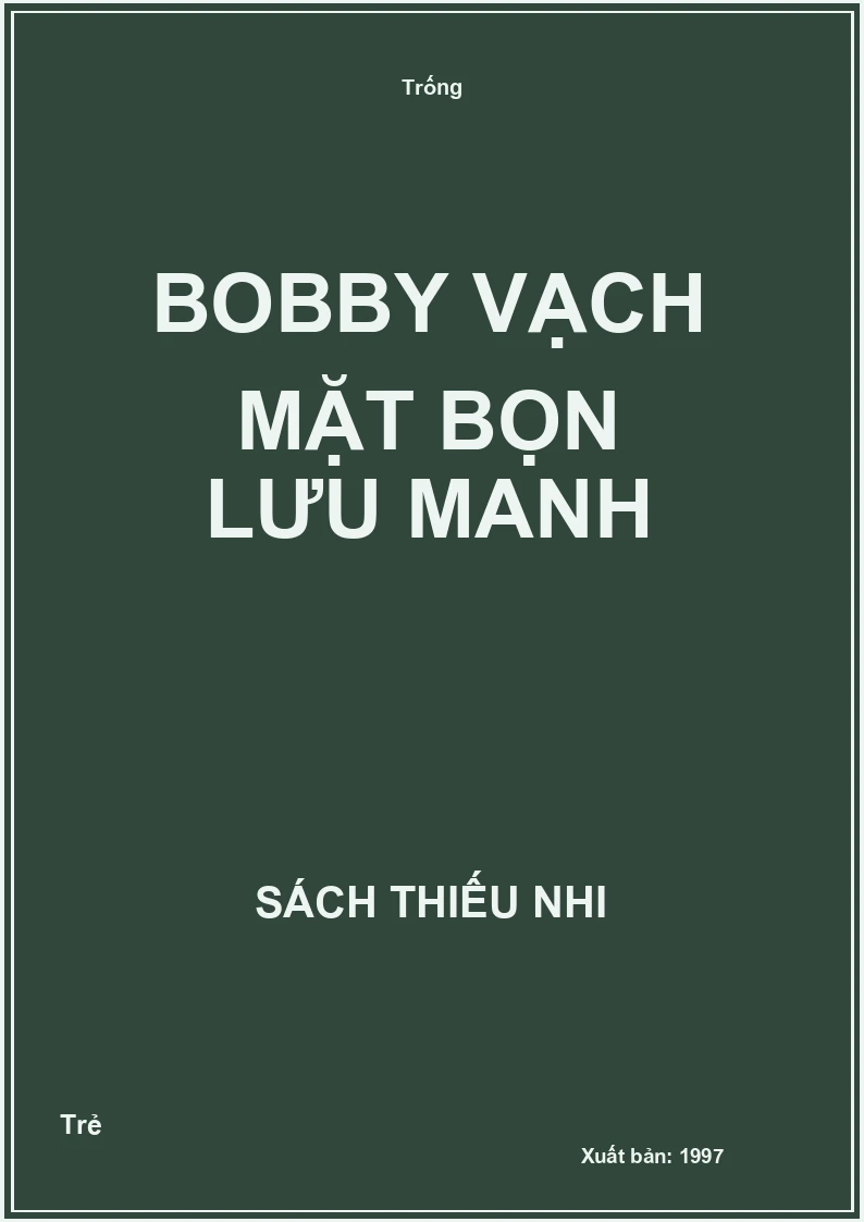 Bobby vạch mặt bọn lưu manh