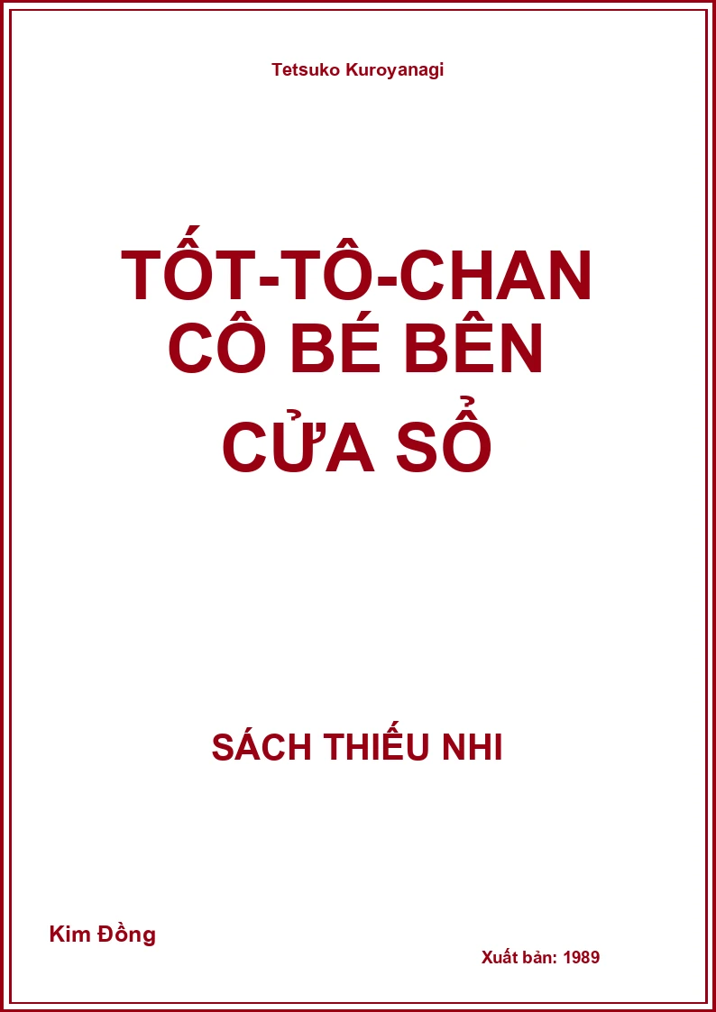 Tốt-Tô-Chan cô bé bên cửa sổ