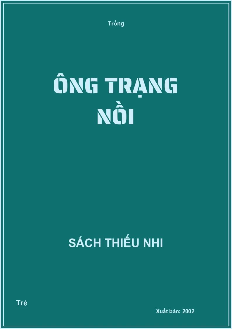 Ông trạng nồi