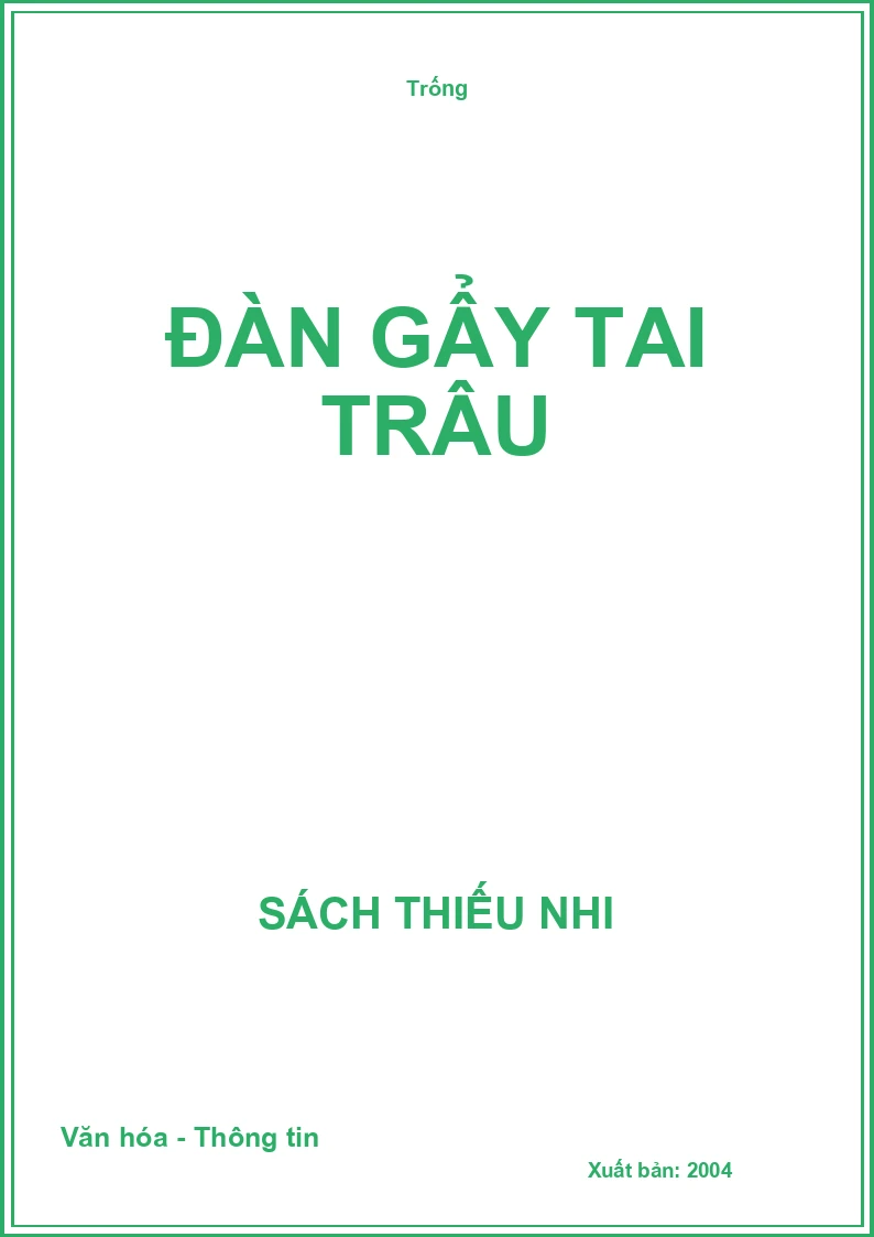 Đàn gẩy tai trâu
