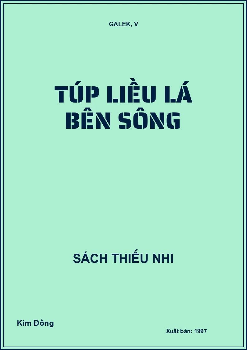 Túp lều lá bên sông