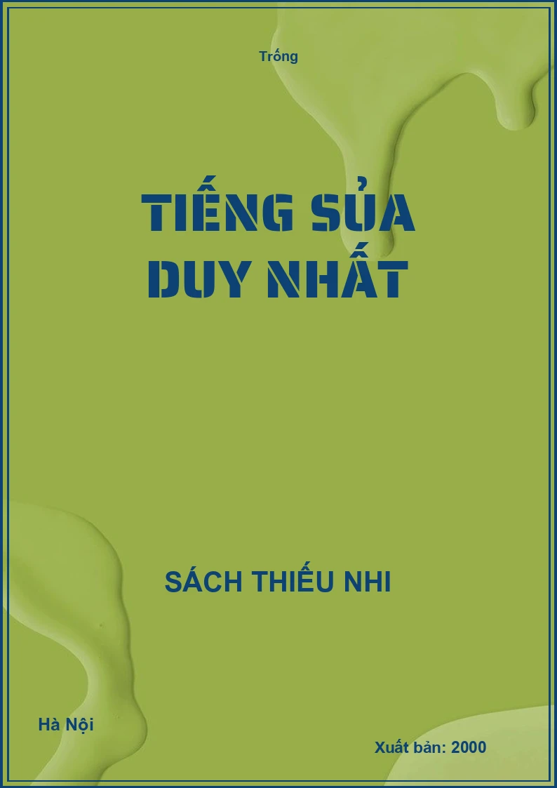 Tiếng sủa duy nhất