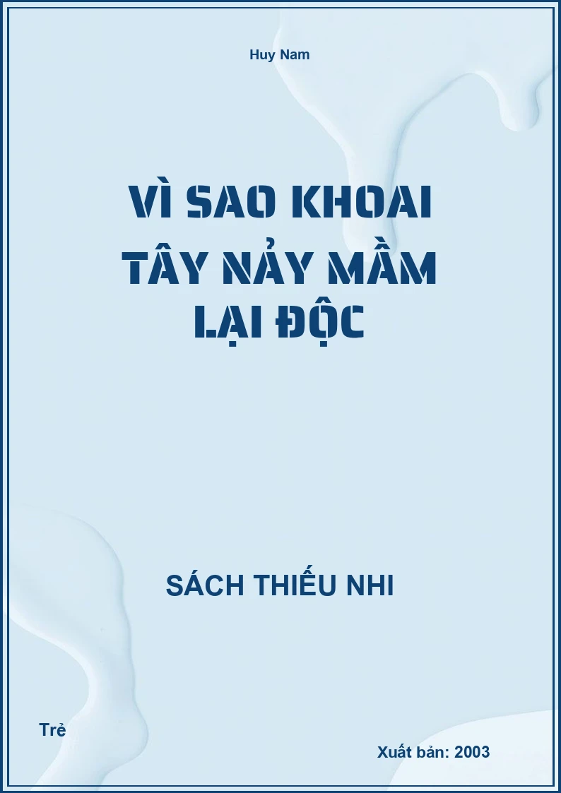 Vì sao khoai tây nảy mầm lại độc