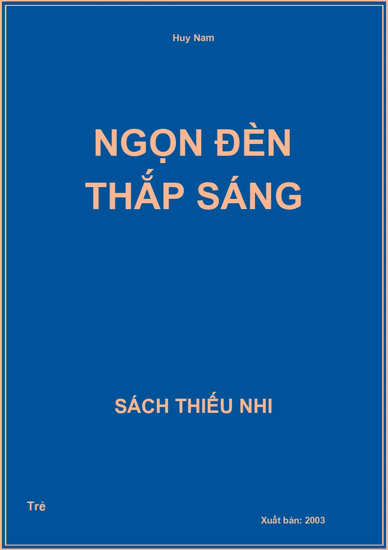 Ngọn đèn thắp sáng
