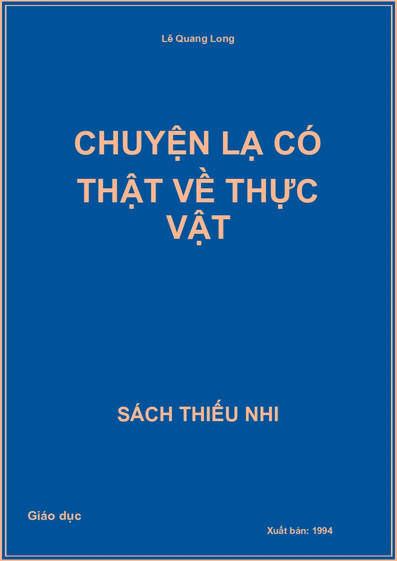 Chuyện lạ có thật về thực vật