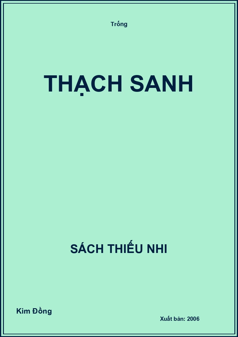 Thạch Sanh