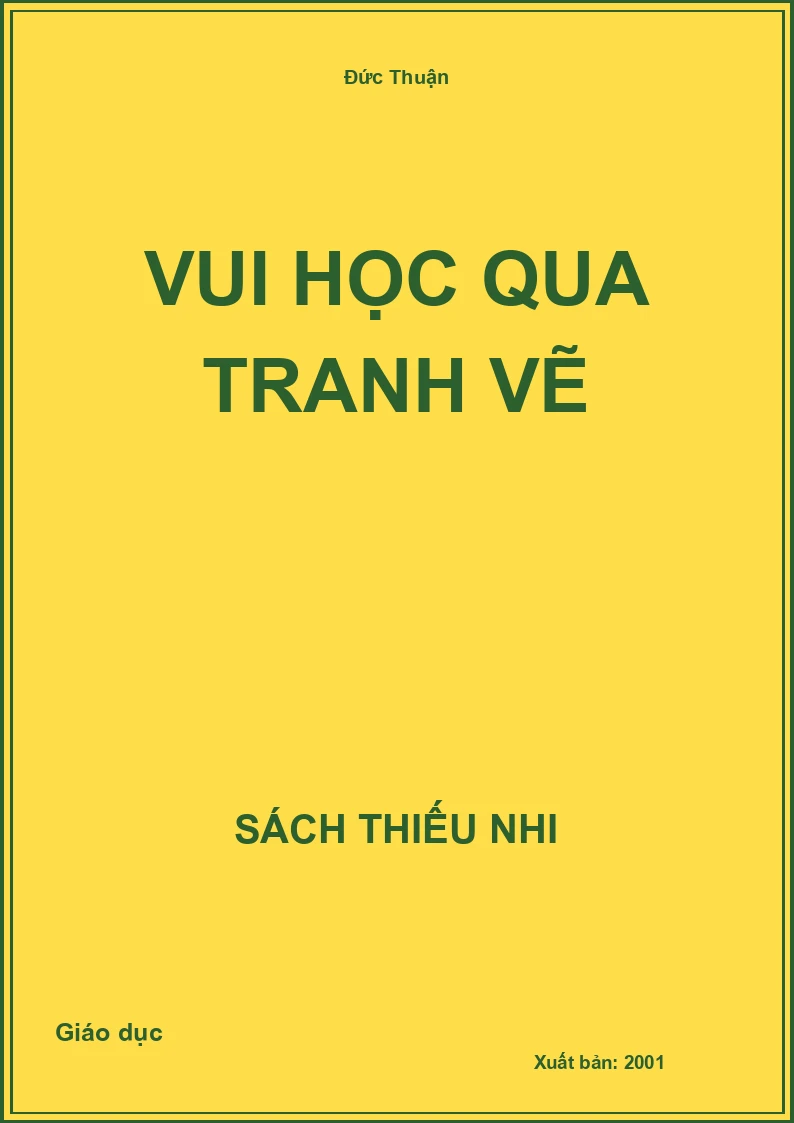Vui học qua tranh vẽ