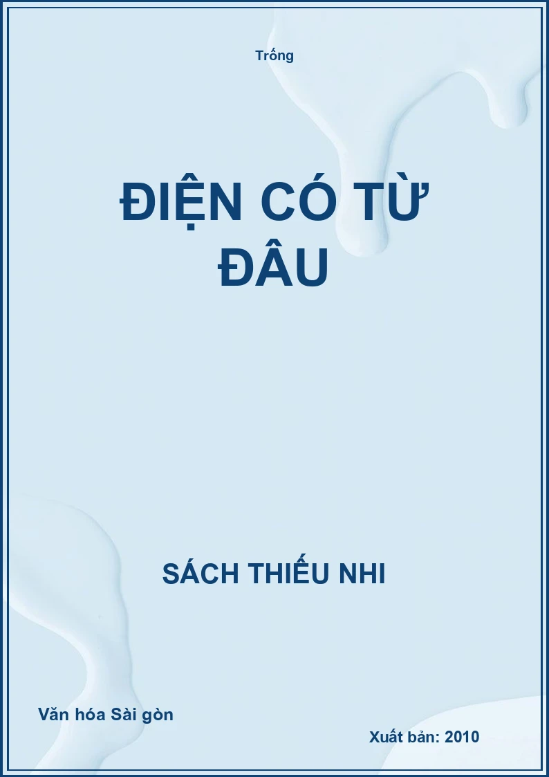 Điện có từ đâu
