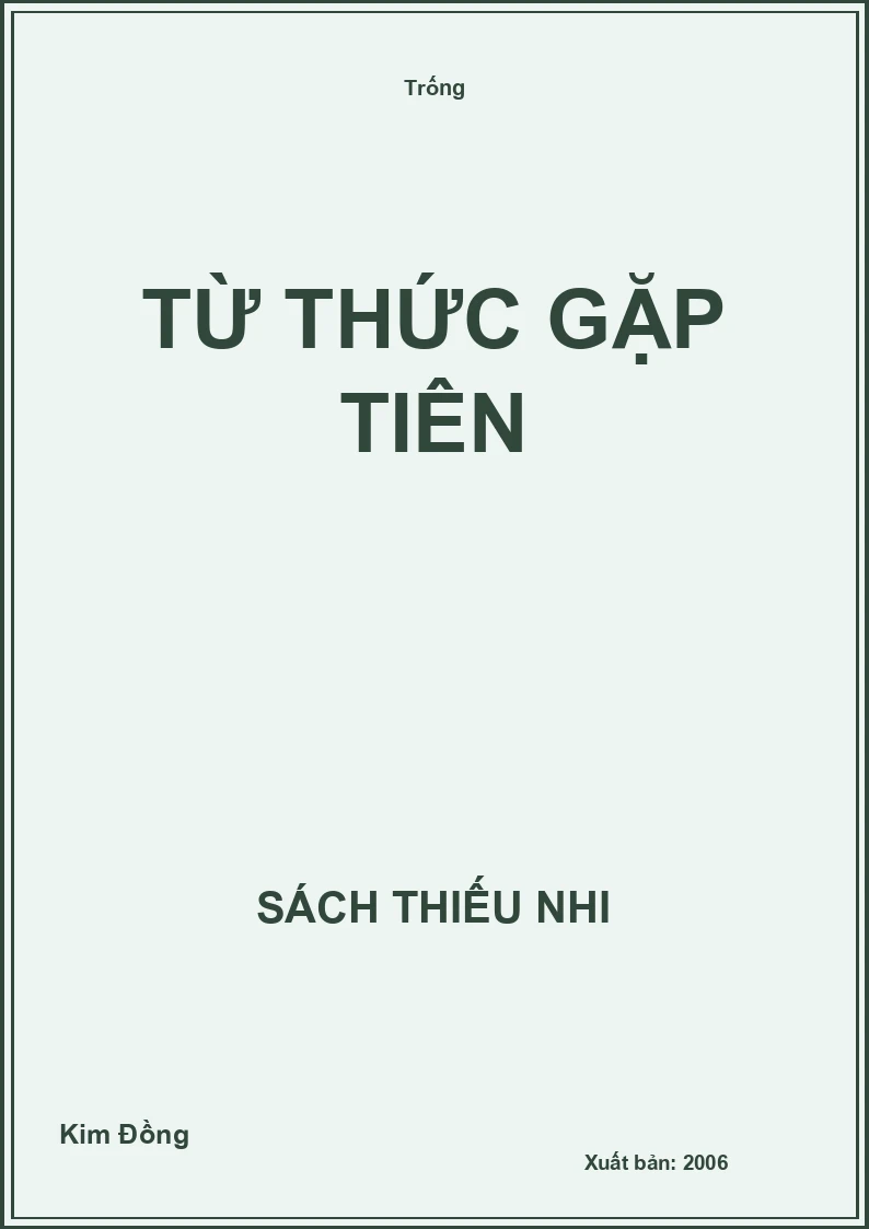 Từ Thức gặp tiên