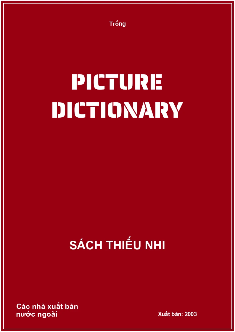 Picture Dictionary