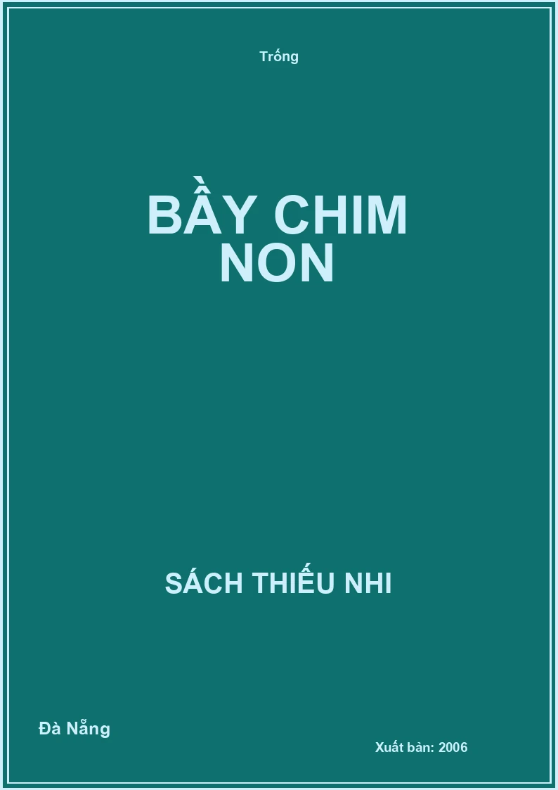 Bầy chim non