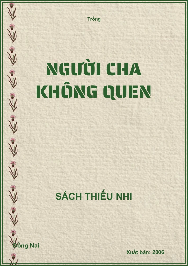 Người cha không quen