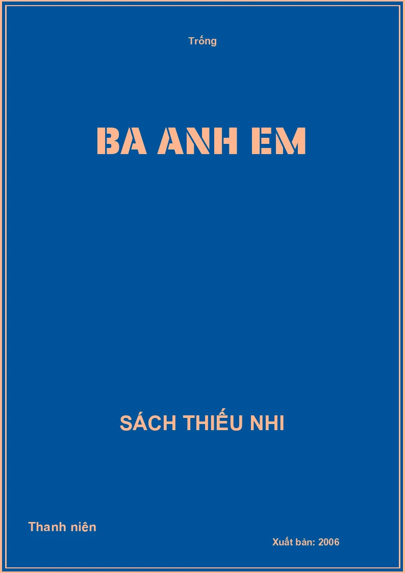 Ba anh em