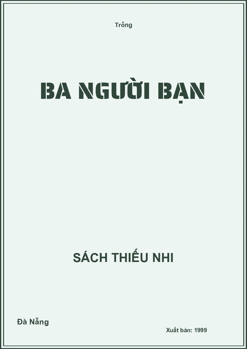 Ba người bạn