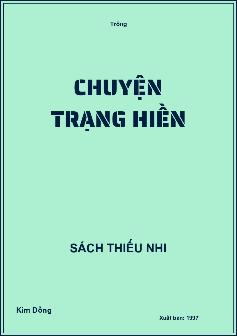 Chuyện trạng Hiền