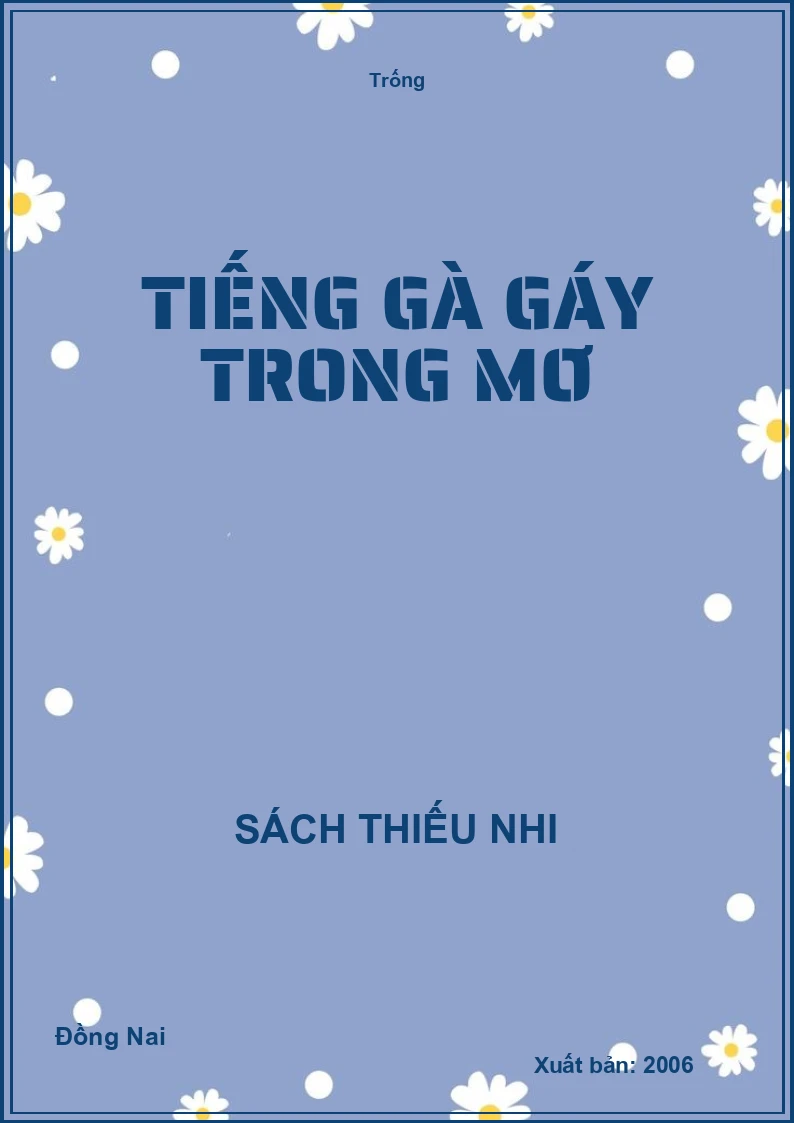 Tiếng gà gáy trong mơ