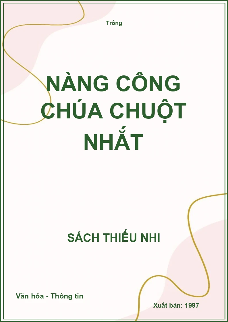Nàng công chúa Chuột nhắt