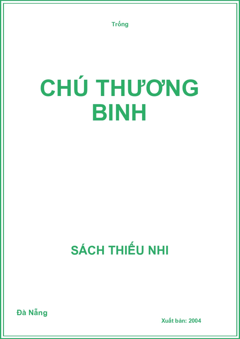 Chú thương binh