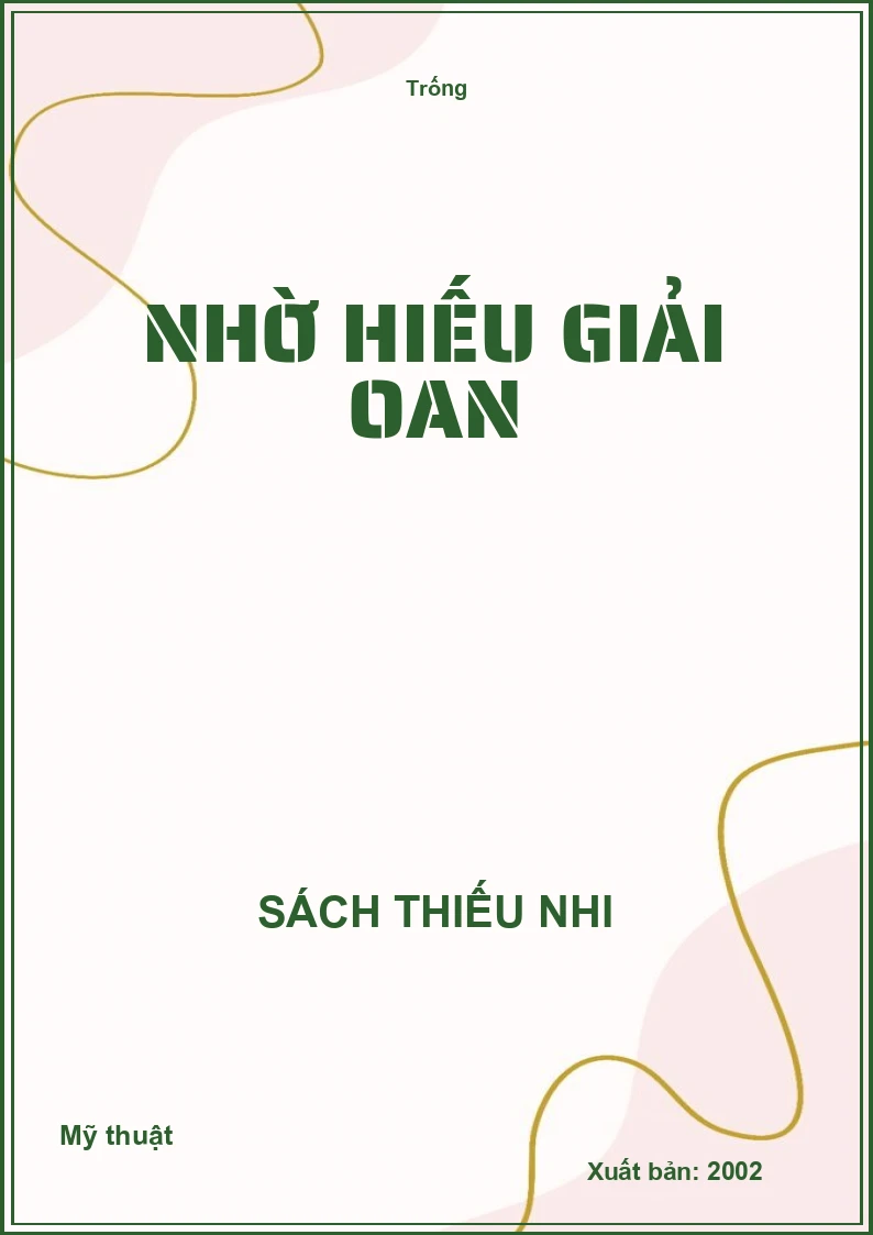 Nhờ hiếu giải oan