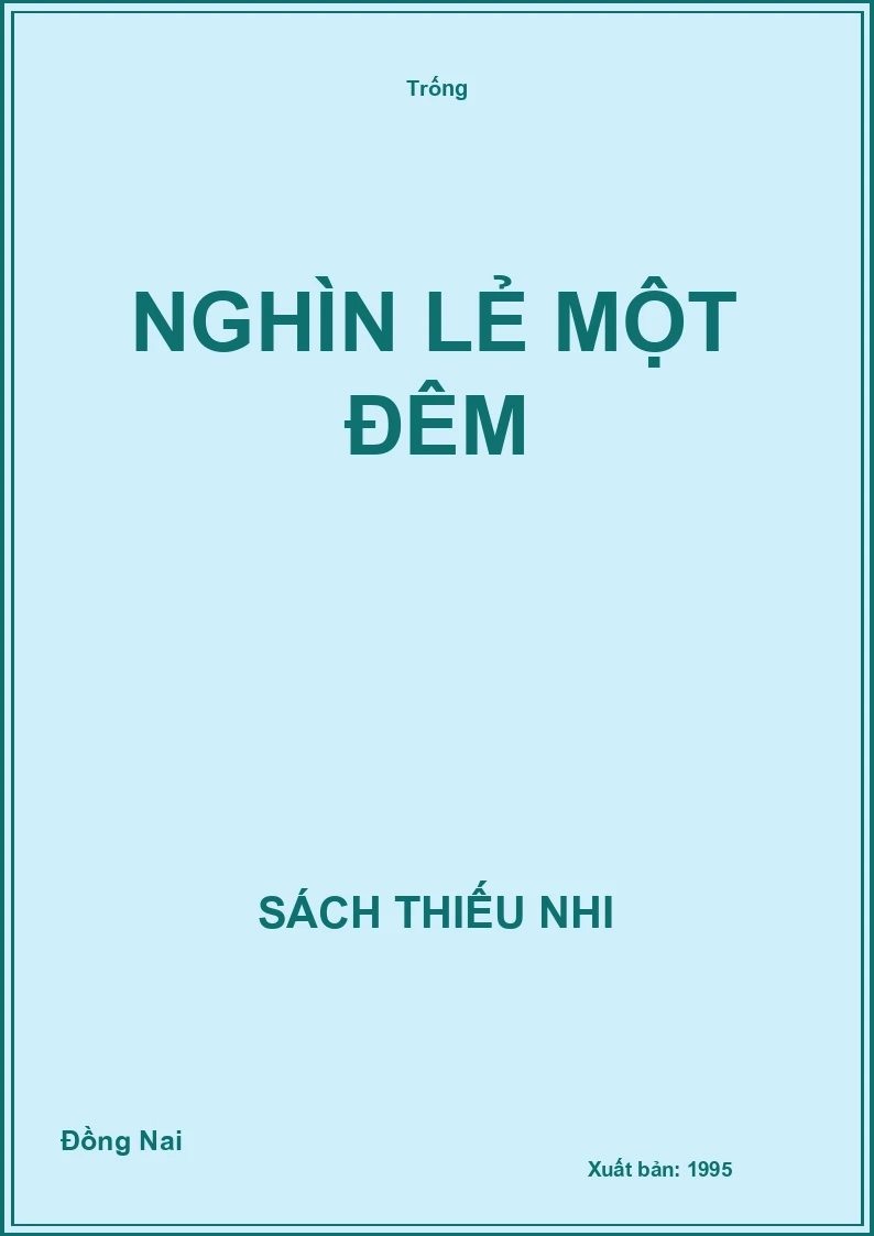 Nghìn lẻ một đêm