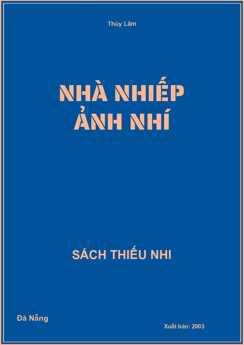 Nhà nhiếp ảnh nhí