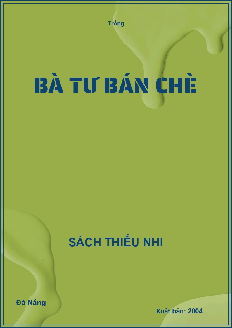 Bà Tư bán chè