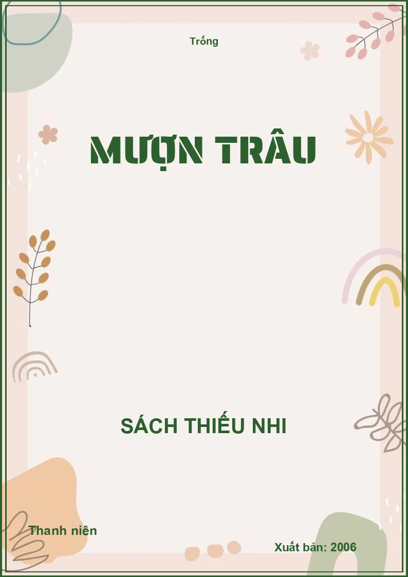 Mượn trâu