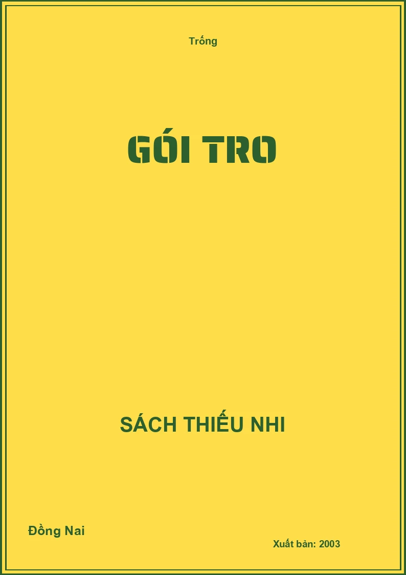 Gói tro