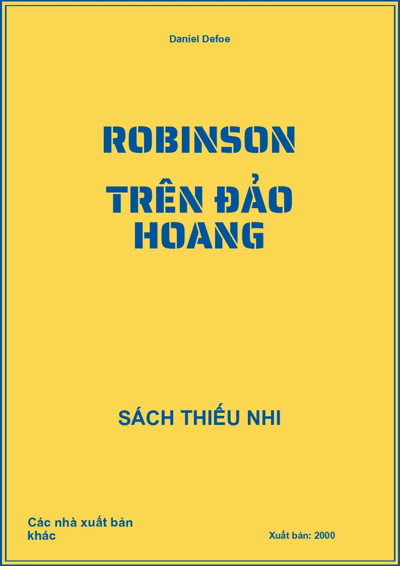 Robinson trên đảo hoang