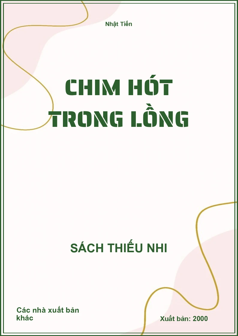 Chim hót trong lồng