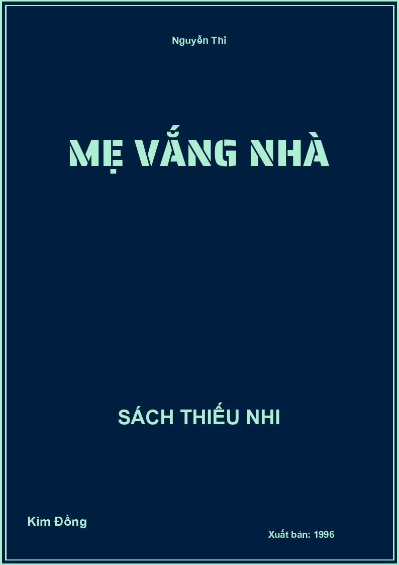 Mẹ vắng nhà