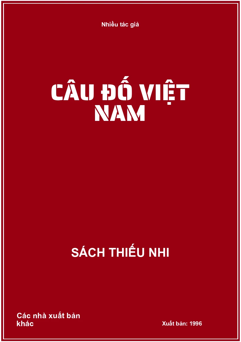 Câu đố Việt Nam